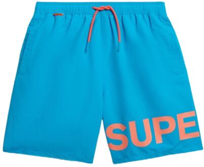 Superdry Graphic 17 Zwemshort Heren 2XL Blauw