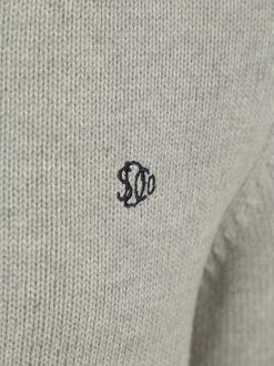 Superdry Half Zip Trui Heavy Grijs - XXL