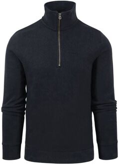 Superdry Half Zip Trui Navy Donkerblauw - L