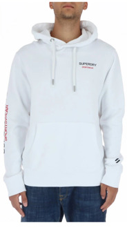 Superdry Heren Grafische Sweatshirt Superdry , White , Heren - Xl,M,S