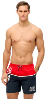 Superdry heren zwempak met nautisch design Blauw - XL
