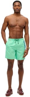 Superdry heren zwempak met print Groen