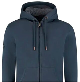 Superdry herensweatshirt met Borg-voering Blauw - S