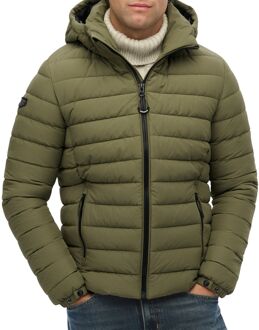 Superdry Hooded Fuji Padded Jas Heren - L
