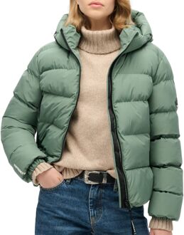 Superdry Hooded Sports Puffer Winterjas Dames - 12