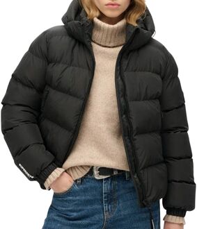 Superdry Hooded Sports Puffer Winterjas Dames - 40