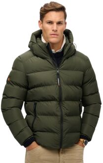 Superdry Hooded Sports Puffer Winterjas Heren - L