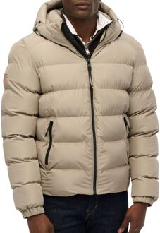 Superdry Hooded Sports Puffer Winterjas Heren - L