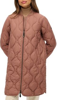 Superdry Long Quilted Liner Jas Dames - 38