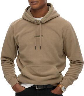 Superdry Micro Logo Fleece Hoodie Heren - S