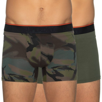 Superdry Onderbroek - Mannen - army groen/zwart/oranje