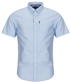 Superdry Overhemd Korte Mouw Superdry CHEMISE OXFORD" Blauw - S, M, L, XL