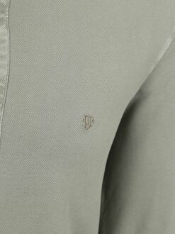 Superdry Overhemd Vintage Destroy Piqué Groen