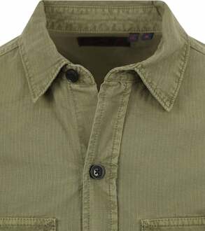 Superdry Overshirt Military Groen - L,XL