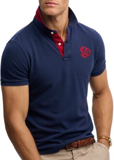 Superdry Pique Monogram Polo Heren - L