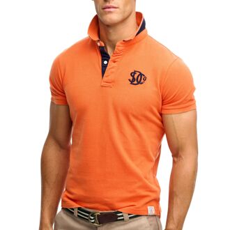 Superdry Pique Monogram Polo Heren - S