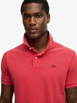 Superdry Polo Pique Classic Raspberry Roze - L,M,XL,XXL