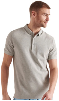 Superdry Polo Shirts Superdry , Gray , Heren - M