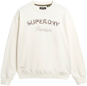 Superdry Premium Design Loose Crew Sweater Dames - 44