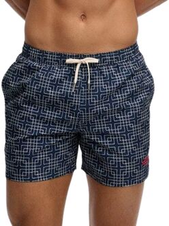 Superdry Premium Printed 15" Zwemshort Heren - M