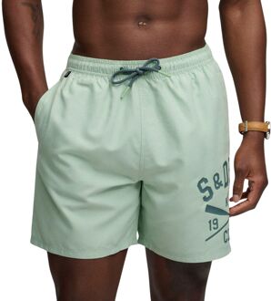 Superdry Printed Logo 16" Zwemshort Heren - XL