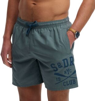 Superdry Printed Logo 16" Zwemshort Heren - XXL