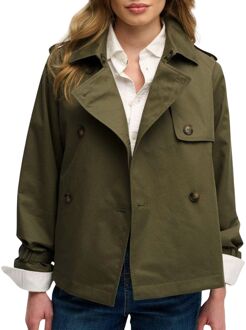 Superdry Short Trench Jacket Dames - 16