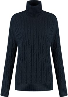 Superdry Slouchy Cable Roll Neck Trui Dames - 40