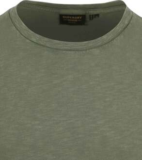 Superdry Slub T-Shirt Melange Olijfgroen - M,L,XL,XXL,3XL