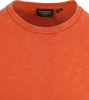 Superdry Slub T-Shirt Melange Oranje - 3XL,L,M,XL,XXL