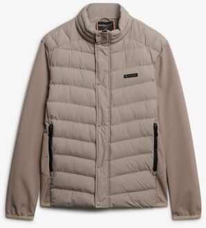Superdry Storm Popper Softshell Jas Heren XL Donkergroen