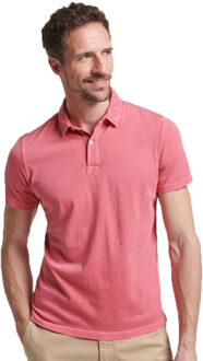 Superdry Studio Jersey Polo Heren M Pink