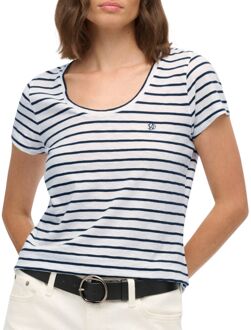 Superdry Studios Scoop Neck Shirt Dames - 8
