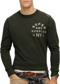 Superdry Surplus Graphic Crew Sweater Heren - XXL