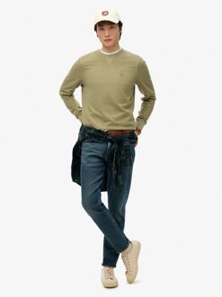 Superdry Sweater Classic Essential Olijfgroen - 3XL,XL,XXL