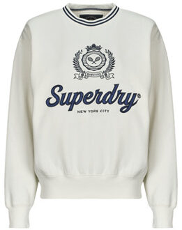 Superdry Sweater Superdry COUNTRY CLUB LOOSE CREW" Wit - 38, 40, 34
