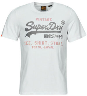 Superdry T-shirt Korte Mouw Superdry VINTAGE LOGO HERITAGE" Wit - S, M, L, XL