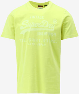 Superdry T-shirt VL NEON RELAXED TEE geel - S;M;L
