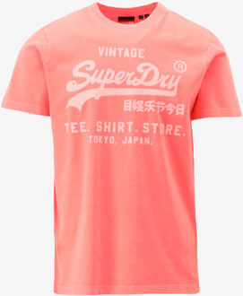 Superdry T-shirt VL NEON RELAXED TEE oranje - S;M;L