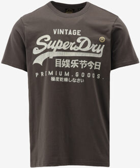 Superdry T-shirt VL WORKWEAR RELAXED TEE bruin - S;M;L;XL