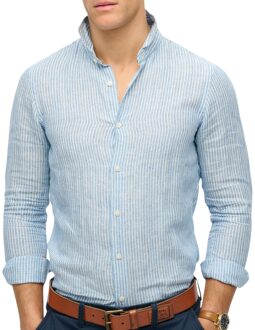 Superdry Vacation Linnen LS Overhemd Heren - S