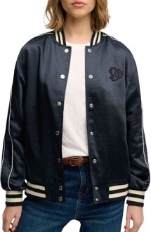 Superdry Varsity Satin Bomber Jacket Dames - 14