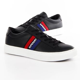 Superdry veganistische tennisschoenen voor heren - maat EU 41 Zwart