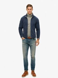 Superdry Vest Fleece Lauren Navy Donkerblauw - XXL