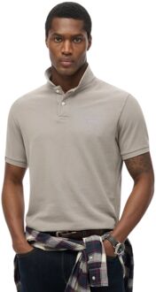 Superdry Vint Destroy Polo Heren 2XL Grijs