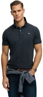 Superdry Vintage Destroy Polo Heren 2XL Donkerblauw