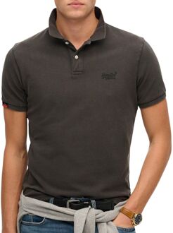 Superdry Vintage Destroy Polo Heren - L