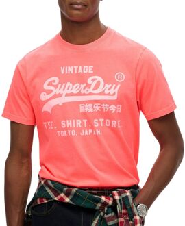 Superdry Vintage Logo Neon Relaxed Shirt Heren