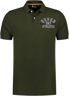 Superdry Vintage Superstate Polo Heren donkergroen - L