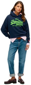 Superdry Vintage sweatshirt voor dames van Superdry Blauw - XS